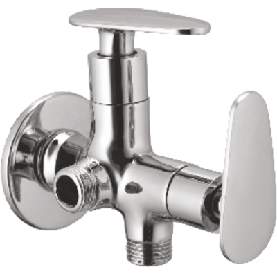 Angle Cock 2 in 1 DH. with Flange